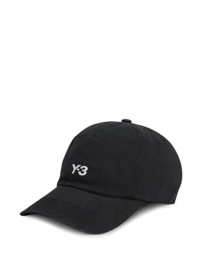 Y-3 Logo Baseball Cap In Black