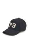 Y-3 Logo Cap In Black