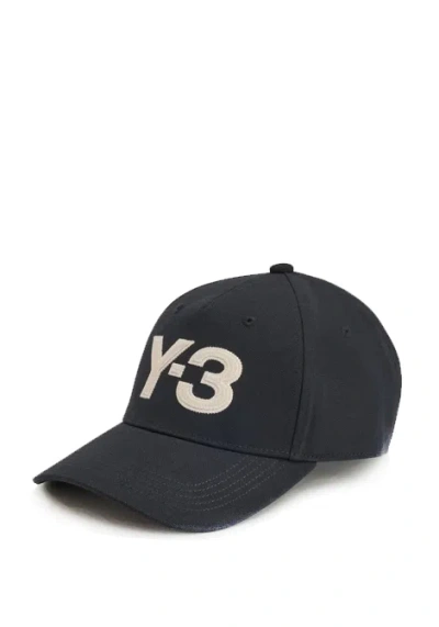 Y-3 Logo Cap In Black