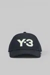 Y-3 Logo Cap In Black