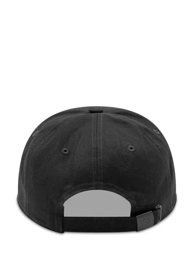 Y-3 Logo Cap In Black/white