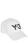 Y-3 Logo Cap In White