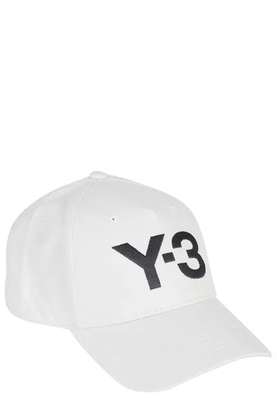 Y-3 Logo Cap In White