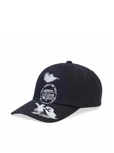 Y-3 Logo Cap With Visor In Black