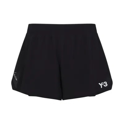 Y-3 Run Track Shorts With Logo In Black