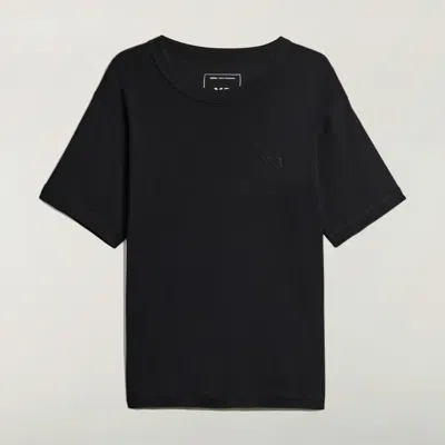 Y-3 Slim Short Sleeve T-shirt In Black