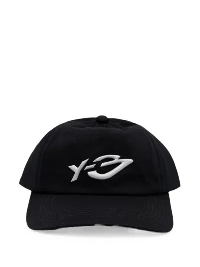 Y-3 Logo-embroidered Baseball Cap In Black