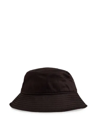 Y-3 Logo-embroidered Bucket Hat In Green