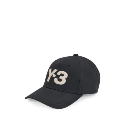 Y-3 Logo-patch Baseball Cap In Black