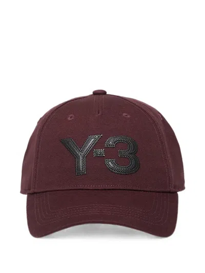 Y-3 Logo-patch Baseball Cap In Pink