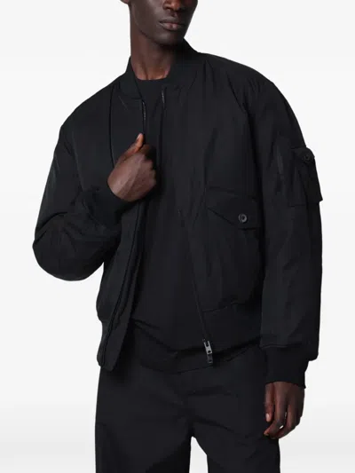 Y-3 Nylon Bomber Jacket Unisex In Black