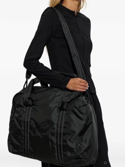 Y-3 Logo-print Holdall In Black