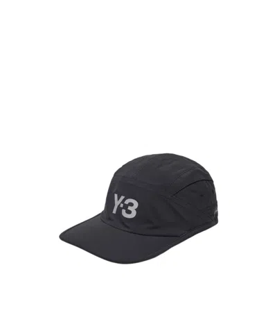 Y-3 Logo-print Panelled Baseball Cap In Green