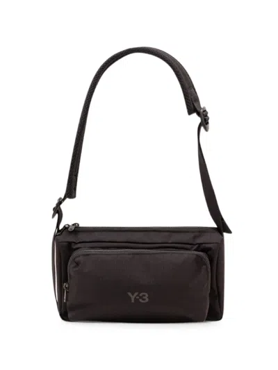 Y-3 Logo-print Shoulder Bag In Black
