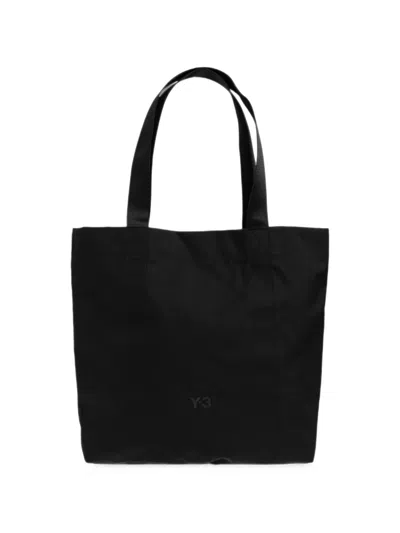 Y-3 Logo-print Tote Bag In Black