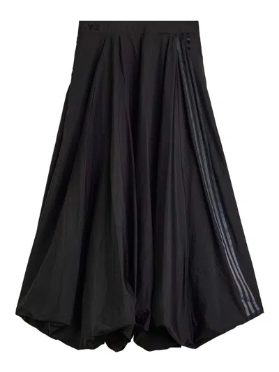 Y-3 Long Balloon Skirt In Black