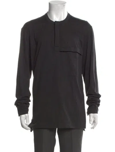 Pre-owned Y-3 Long Sleeve Shirt In Black