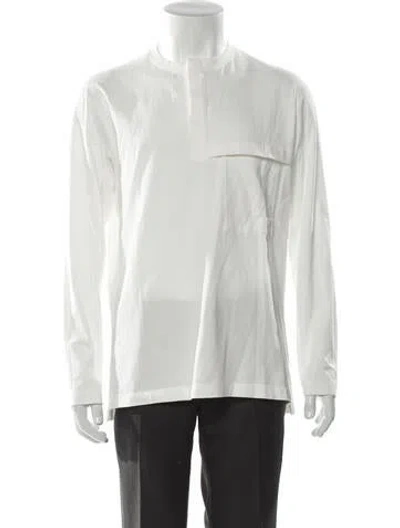 Pre-owned Y-3 Long Sleeve Shirt In White