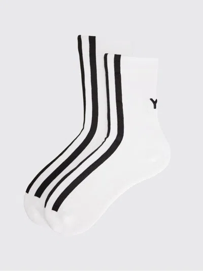 Y-3 Low-cut Socks In Stretch Cotton With Jacquard Logo In Multi