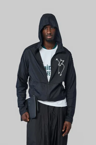 Y-3 M Gfx Run Jacket In Black