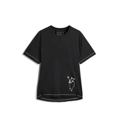 Y-3 M Gfx Run Sstee In Black