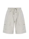 Y-3 Cargo Drawstring Shorts In Multi