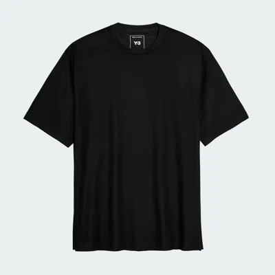 Y-3 M Wo Ss Tee In Black