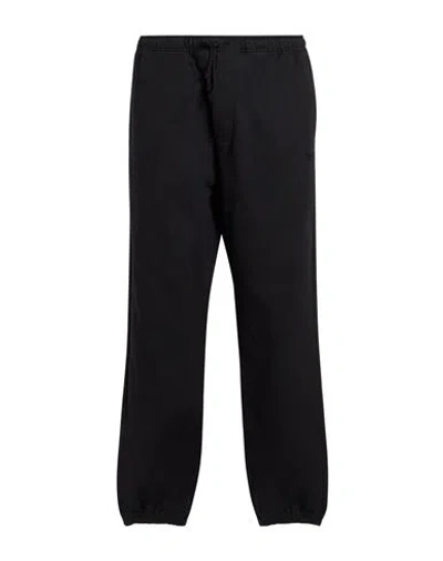 Y-3 Man Pants Black Size Xl Cotton, Recycled Polyester