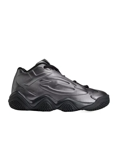 Y-3 Megaball Sculptural Leather Sneakers In Multi