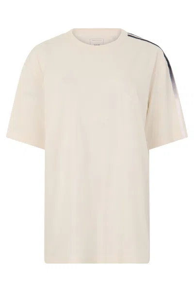 Y-3 Men Light Beige Crew Neck T-shirt In Neutral