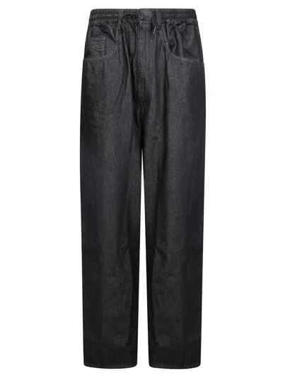 Y-3 Men's Denim Pants In Blue