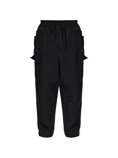 Y-3 Essential Mini Utility Pants For Men In Black