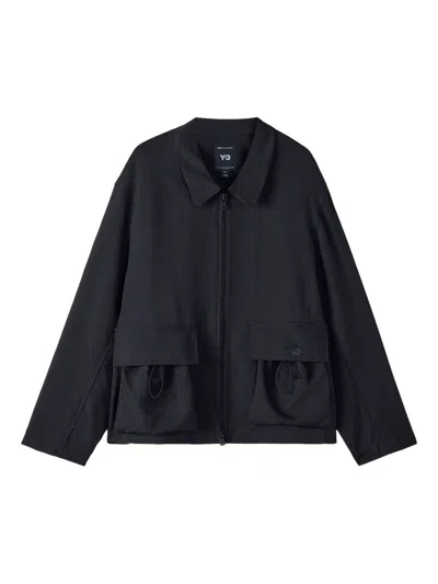 Y-3 Sport Uniform Blouson In Blue