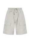 Y-3 Cargo Drawstring Shorts In Multi