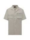 Y-3 Beige Regular Solid Shirt In Gray