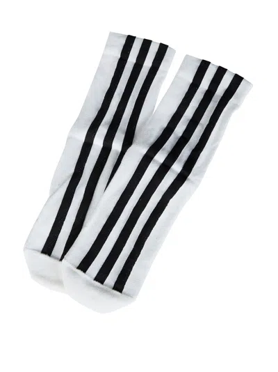 Y-3 Men's Strp Sock In White