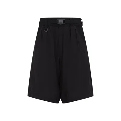 Y-3 Men's Summer Mini Nylon Shorts In Black