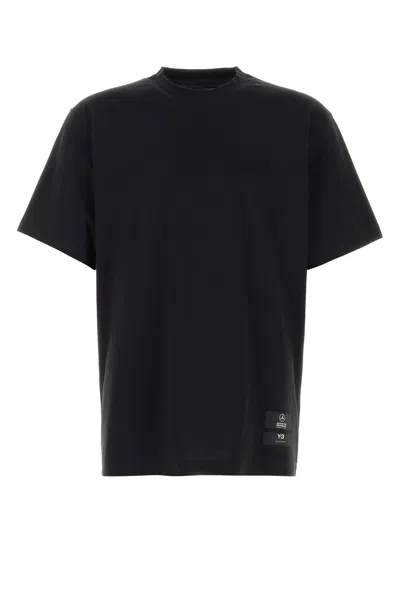 Y3 Mercedes T-shirt Y-3 X Mercedes Oversize In Cotone Nero Uomo