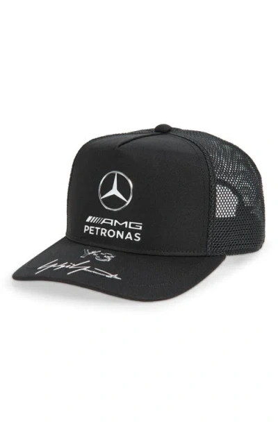 Y-3 X Mercedes Trucker Cap In Black