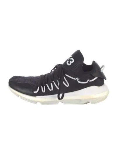 Pre-owned Y-3 Mesh Athletic Sneakers In Black