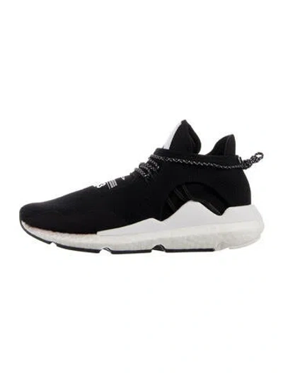 Pre-owned Y-3 Mesh Athletic Sneakers In Black/white