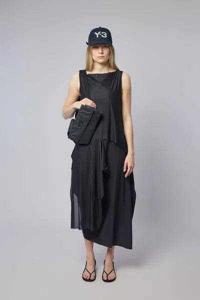 Y-3 Mesh Dress In Black