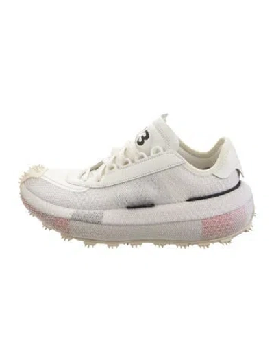 Pre-owned Y-3 Mesh Sneakers In White