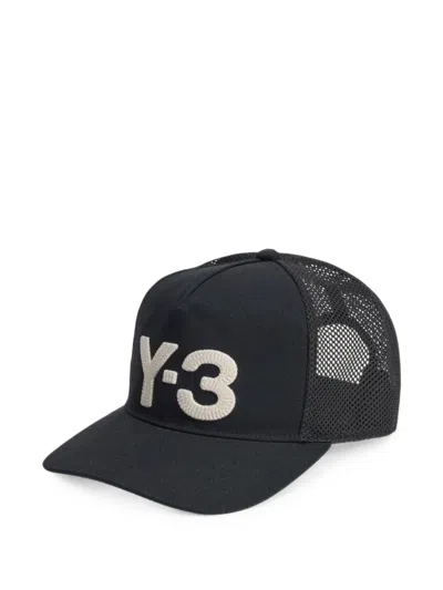 Y-3 Mesh-panel Trucker Cap In 블랙