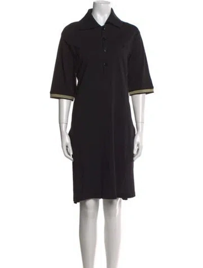 Pre-owned Y-3 Midi Length Dress In Black