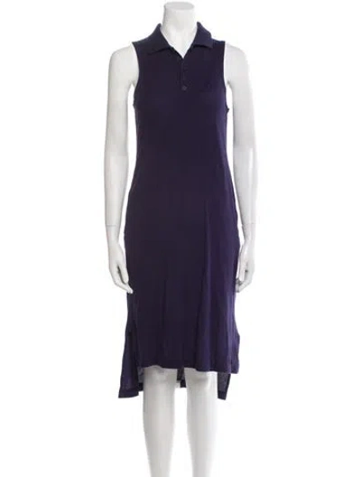 Pre-owned Y-3 Midi Length Dress In Blue