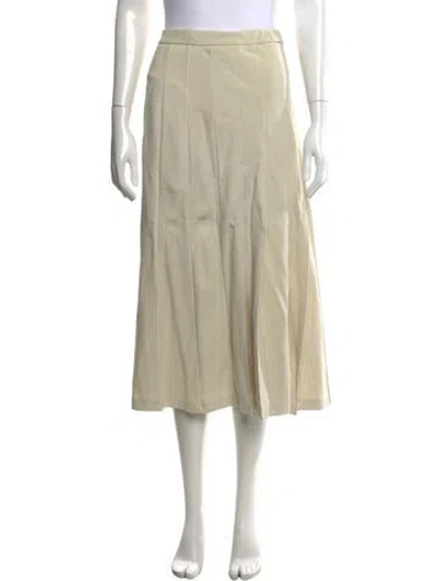 Pre-owned Y-3 Midi Length Skirt In Neutral