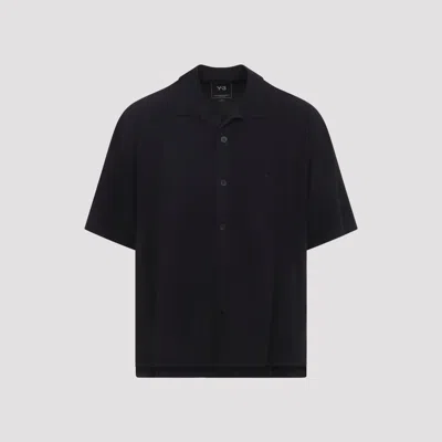 Y-3 Mini Lightweight Woven Shirt For Men In Black