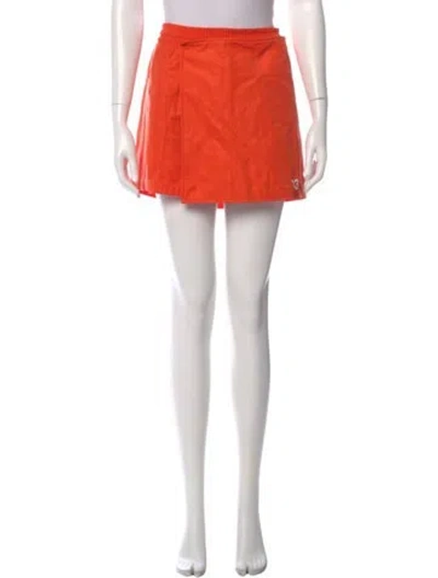Pre-owned Y-3 Mini Shorts In Orange