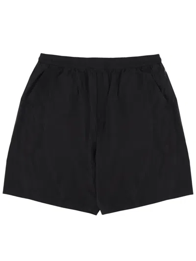 Y-3 Minimalist Ultralight Shorts With Elastic Waistband And Side Pockets In Black
